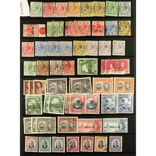 108 - BRITISH COMMONWEALTH Mostly 19th Century to 1950's mint & used stamps on stock pages in two binders,... 