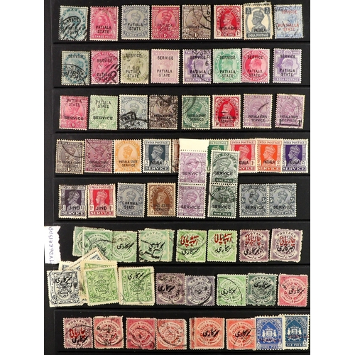 108 - BRITISH COMMONWEALTH Mostly 19th Century to 1950's mint & used stamps on stock pages in two binders,... 