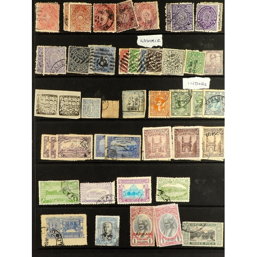 108 - BRITISH COMMONWEALTH Mostly 19th Century to 1950's mint & used stamps on stock pages in two binders,... 