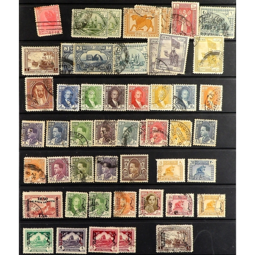 108 - BRITISH COMMONWEALTH Mostly 19th Century to 1950's mint & used stamps on stock pages in two binders,... 