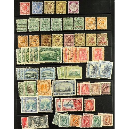 108 - BRITISH COMMONWEALTH Mostly 19th Century to 1950's mint & used stamps on stock pages in two binders,... 