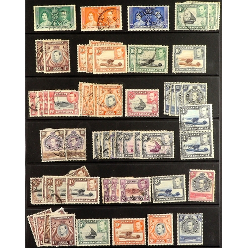 108 - BRITISH COMMONWEALTH Mostly 19th Century to 1950's mint & used stamps on stock pages in two binders,... 