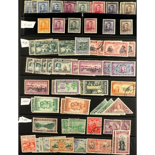 108 - BRITISH COMMONWEALTH Mostly 19th Century to 1950's mint & used stamps on stock pages in two binders,... 