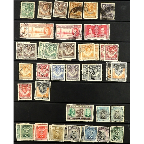 108 - BRITISH COMMONWEALTH Mostly 19th Century to 1950's mint & used stamps on stock pages in two binders,... 