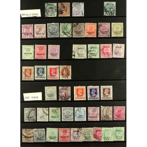 108 - BRITISH COMMONWEALTH Mostly 19th Century to 1950's mint & used stamps on stock pages in two binders,... 