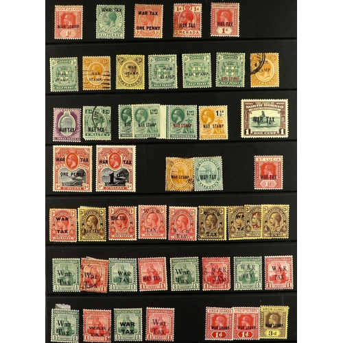 108 - BRITISH COMMONWEALTH Mostly 19th Century to 1950's mint & used stamps on stock pages in two binders,... 