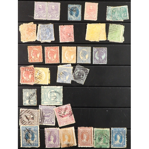 108 - BRITISH COMMONWEALTH Mostly 19th Century to 1950's mint & used stamps on stock pages in two binders,... 