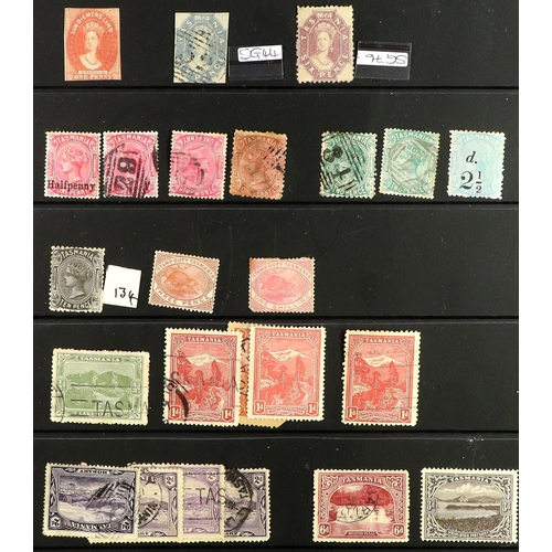 108 - BRITISH COMMONWEALTH Mostly 19th Century to 1950's mint & used stamps on stock pages in two binders,... 