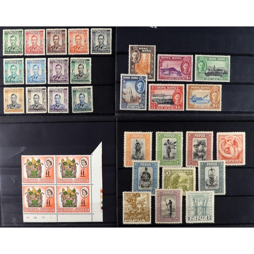 109 - BRITISH COMMONWEALTH 1887-1964 BETTER MINT ITEMS on stock cards, includes New Republic 1887 vals to ... 