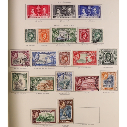 110 - BRITISH COMMONWEALTH 1936-1952 KGVI MOSTLY USED COLLECTION in Stanley Gibbons 'King George VI' album... 