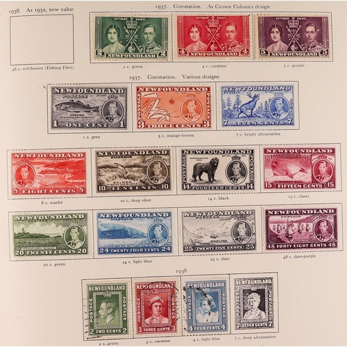 110 - BRITISH COMMONWEALTH 1936-1952 KGVI MOSTLY USED COLLECTION in Stanley Gibbons 'King George VI' album... 