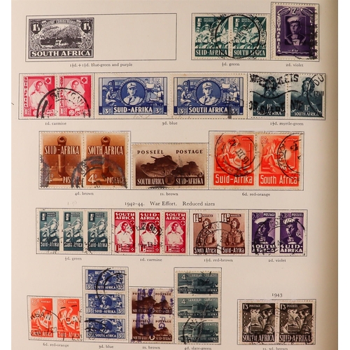 110 - BRITISH COMMONWEALTH 1936-1952 KGVI MOSTLY USED COLLECTION in Stanley Gibbons 'King George VI' album... 