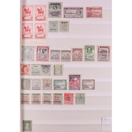 111 - BRITISH COMMONWEALTH QV TO KGV mint ranges in stockbook, some mixed condition, stc £3,400+ (600+ sta... 