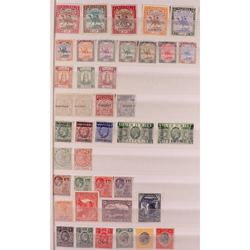 111 - BRITISH COMMONWEALTH QV TO KGV mint ranges in stockbook, some mixed condition, stc £3,400+ (600+ sta... 