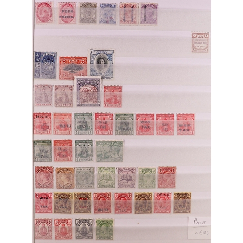 111 - BRITISH COMMONWEALTH QV TO KGV mint ranges in stockbook, some mixed condition, stc £3,400+ (600+ sta... 