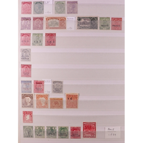 111 - BRITISH COMMONWEALTH QV TO KGV mint ranges in stockbook, some mixed condition, stc £3,400+ (600+ sta... 