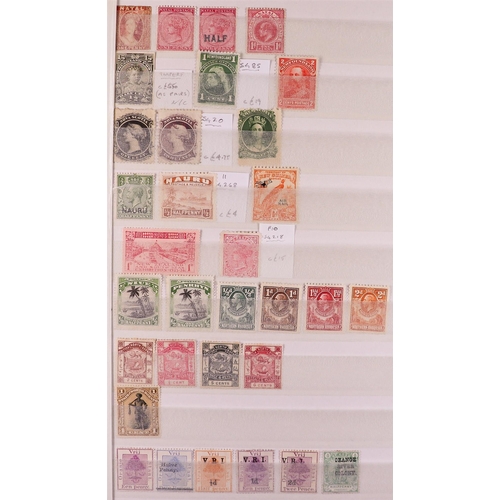 111 - BRITISH COMMONWEALTH QV TO KGV mint ranges in stockbook, some mixed condition, stc £3,400+ (600+ sta... 