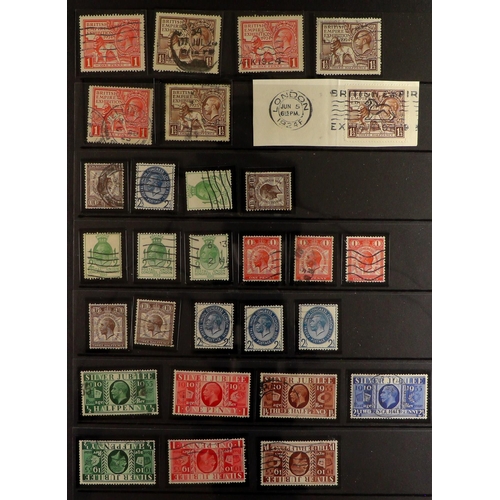 117 - WORLD ACCUMULATION in two cartons, includes Great Britain 1d reds imperf & perf, 1934 Seahorses set ... 