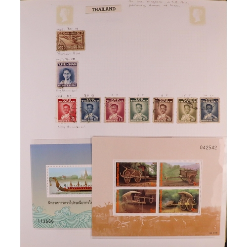 118 - WORLD COLLECTION 1840-1980's mint (some later issues are never hinged) & used stamps in seven albums... 