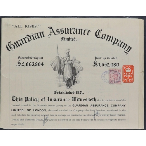 1197 - GREAT BRITAIN EMBOSSED REVENUES chiefly 1880's - 1960's documents with a wide range (nearly all diff... 