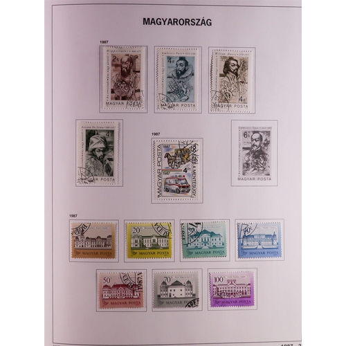 123 - COLLECTIONS IN DAVO ALBUMS 19th Century to 1990's mint (mostly never hinged) and used stamps in 24 e... 