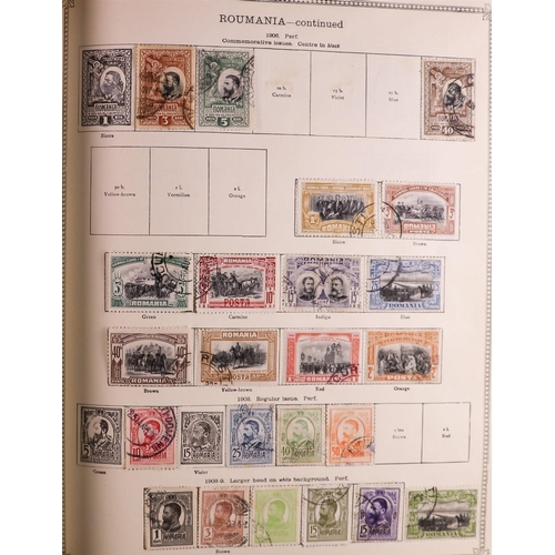 129 - WORLD COLLECTION 1850's-1930's mint & used stamps in two 1930 Ideal albums for the foreign countries... 