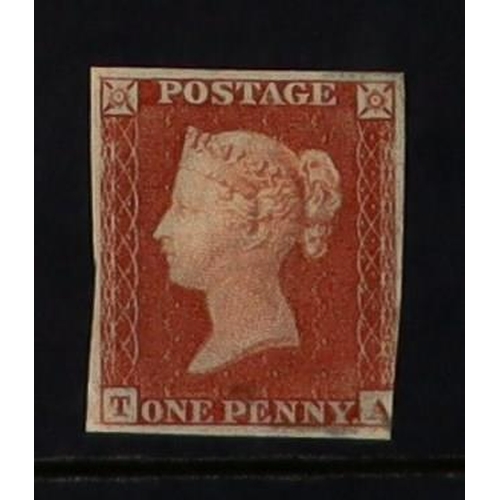 1305 - GB.QUEEN VICTORIA 1841 1d red-brown 'TA' (alphabet II) plate 157, SG 8, mint good part OG with almos... 