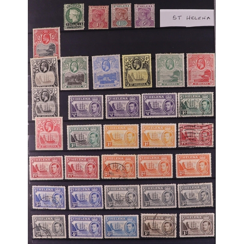 132 - GREAT BRITAIN & BRITISH COMMONWEALTH 1840 to 1990's mint (some never hinged) & used stamps in 37 alb... 