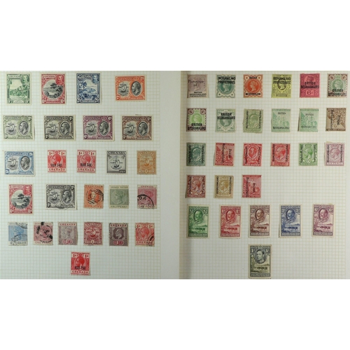 139 - BRITISH COMMONWEALTH 19th Century to 1930's mint & used stamps on pages, includes Iraq 1932 surcharg... 