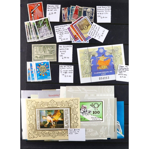 145 - WORLD ACCUMULATION Late 19th Century to 2000's mint (some never hinged) & used stamps in carton, inc... 