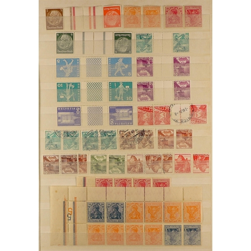 148 - WORLD BETTER RANGES ON STOCK PAGES 1850's-1980's mint (some never hinged) & used, includes German St... 