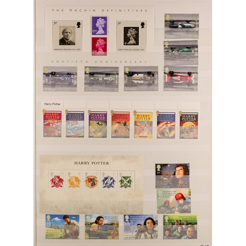 1504 - GB.ELIZABETH II 1971-2008 COMMEMORATIVE ISSUES COMPREHENSIVE NEVER HINGED MINT COLLECTION in three s... 