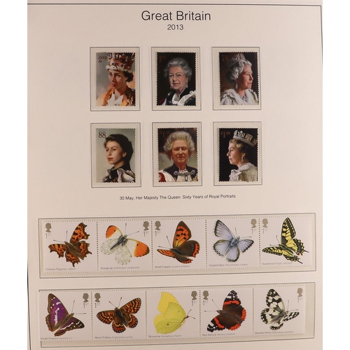 1526 - GB.ELIZABETH II 1981-2014 COMPREHENSIVE NEVER HINGED MINT COLLECTION of commemorative issues in four... 