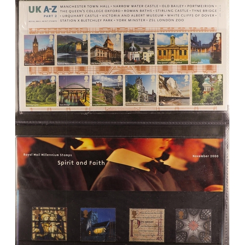 1543 - GB.ELIZABETH II 1999-2012 PRESENTATION PACKS & BOOKLETS in album, face value £700+ (qty) Lot 1543 [c... 