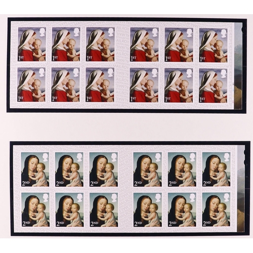 1551 - GB.ELIZABETH II 2005-2018 COMPLETE NEVER HINGED MINT COLLECTION in hingeless mounts in six Windsor a... 