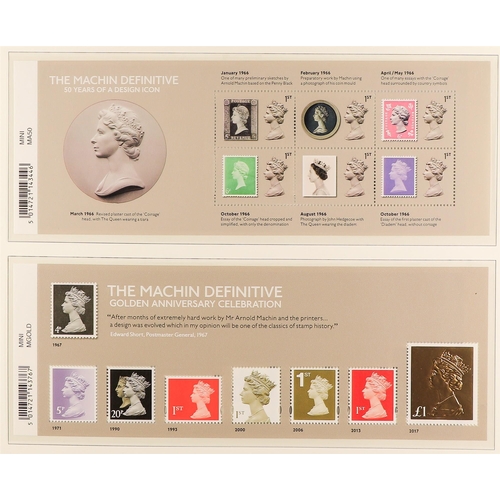 1562 - GB.ELIZABETH II 2013-2017 COMPREHENSIVE NEVER HINGED MINT COLLECTION in hingeless Lighthouse album, ... 