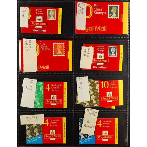 1569 - GB.ELIZABETH II DECIMAL BOOKLETS 1971-2012 collection in four albums, all identified, includes post ... 