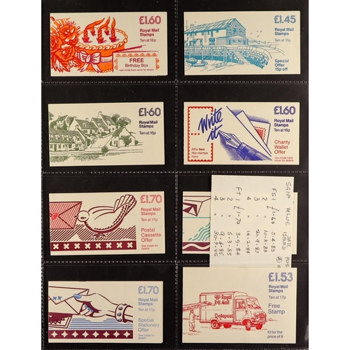 1569 - GB.ELIZABETH II DECIMAL BOOKLETS 1971-2012 collection in four albums, all identified, includes post ... 