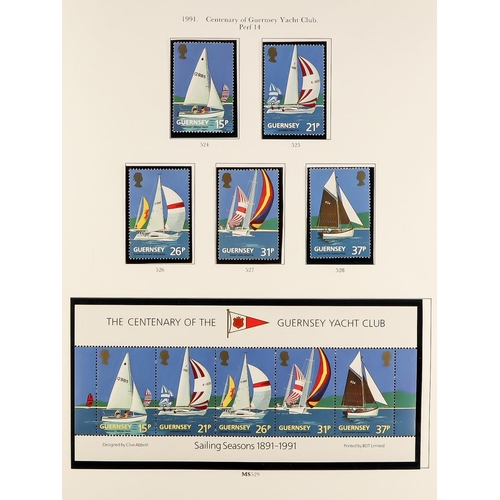 1583 - GB.ISLANDS GUERNSEY 1969 - 2018 COLLECTION. Comprehensive and near complete in three binders. Includ... 