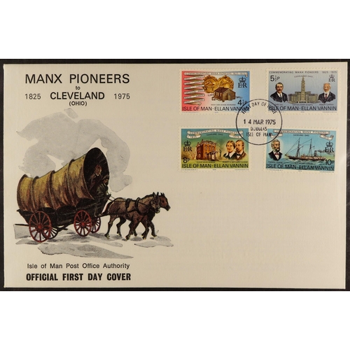 1585 - GB.ISLANDS GUERNSEY, JERSEY, ALDERNEY & ISLE OF MAN 1969-2022 comprehensive collection of never hing... 