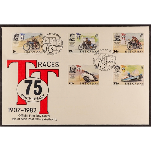 1585 - GB.ISLANDS GUERNSEY, JERSEY, ALDERNEY & ISLE OF MAN 1969-2022 comprehensive collection of never hing... 