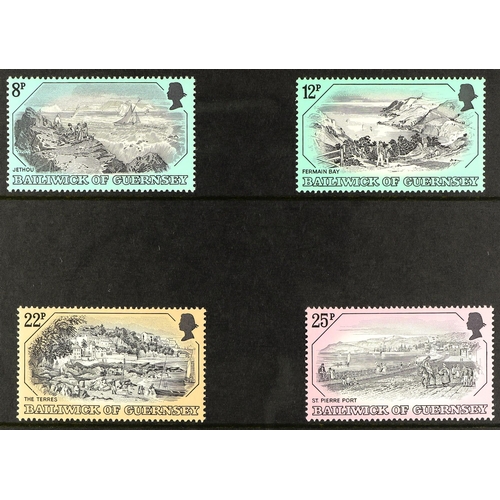 1585 - GB.ISLANDS GUERNSEY, JERSEY, ALDERNEY & ISLE OF MAN 1969-2022 comprehensive collection of never hing... 