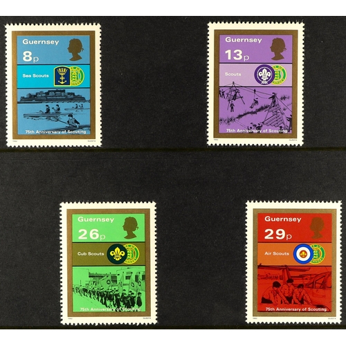 1585 - GB.ISLANDS GUERNSEY, JERSEY, ALDERNEY & ISLE OF MAN 1969-2022 comprehensive collection of never hing... 