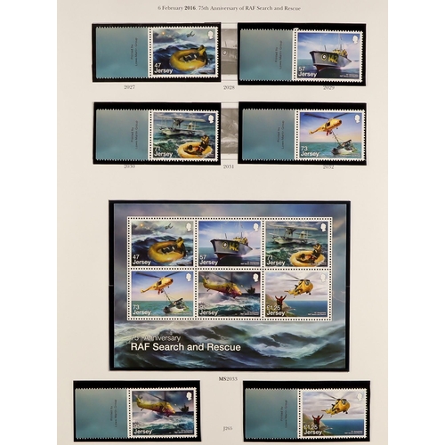 1596 - GB.ISLANDS JERSEY 1941 - 2018 COLLECTION. Wonderful and near complete in four binders. Includes stam... 