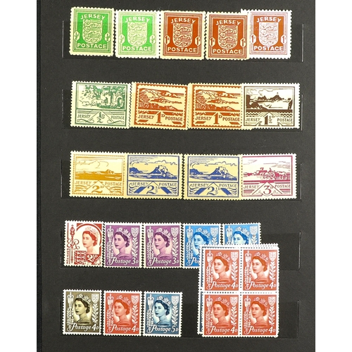 1597 - GB.ISLANDS JERSEY COLLECTOR'S BOX of presentation packs, booklets, FDCs and stamps. Approximately 14... 