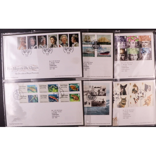 1604 - GB.FIRST DAY COVERS 1948-2010's COLLECTION in albums, on pages & loose, includes better cancels such... 