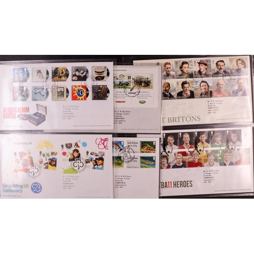 1604 - GB.FIRST DAY COVERS 1948-2010's COLLECTION in albums, on pages & loose, includes better cancels such... 