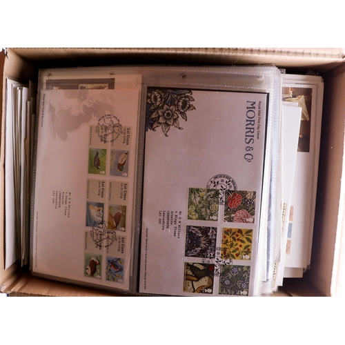 1604 - GB.FIRST DAY COVERS 1948-2010's COLLECTION in albums, on pages & loose, includes better cancels such... 