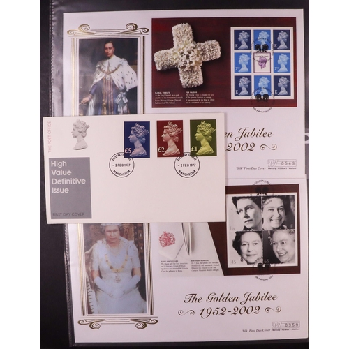 1604 - GB.FIRST DAY COVERS 1948-2010's COLLECTION in albums, on pages & loose, includes better cancels such... 