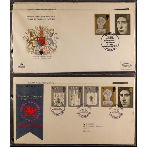 1611 - GB.FIRST DAY COVERS 1962 - 1990 COLLECTION of 'Regional' covers in 3 albums. Also includes loose cov... 